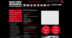 Desktop Screenshot of batterybusiness.com.au